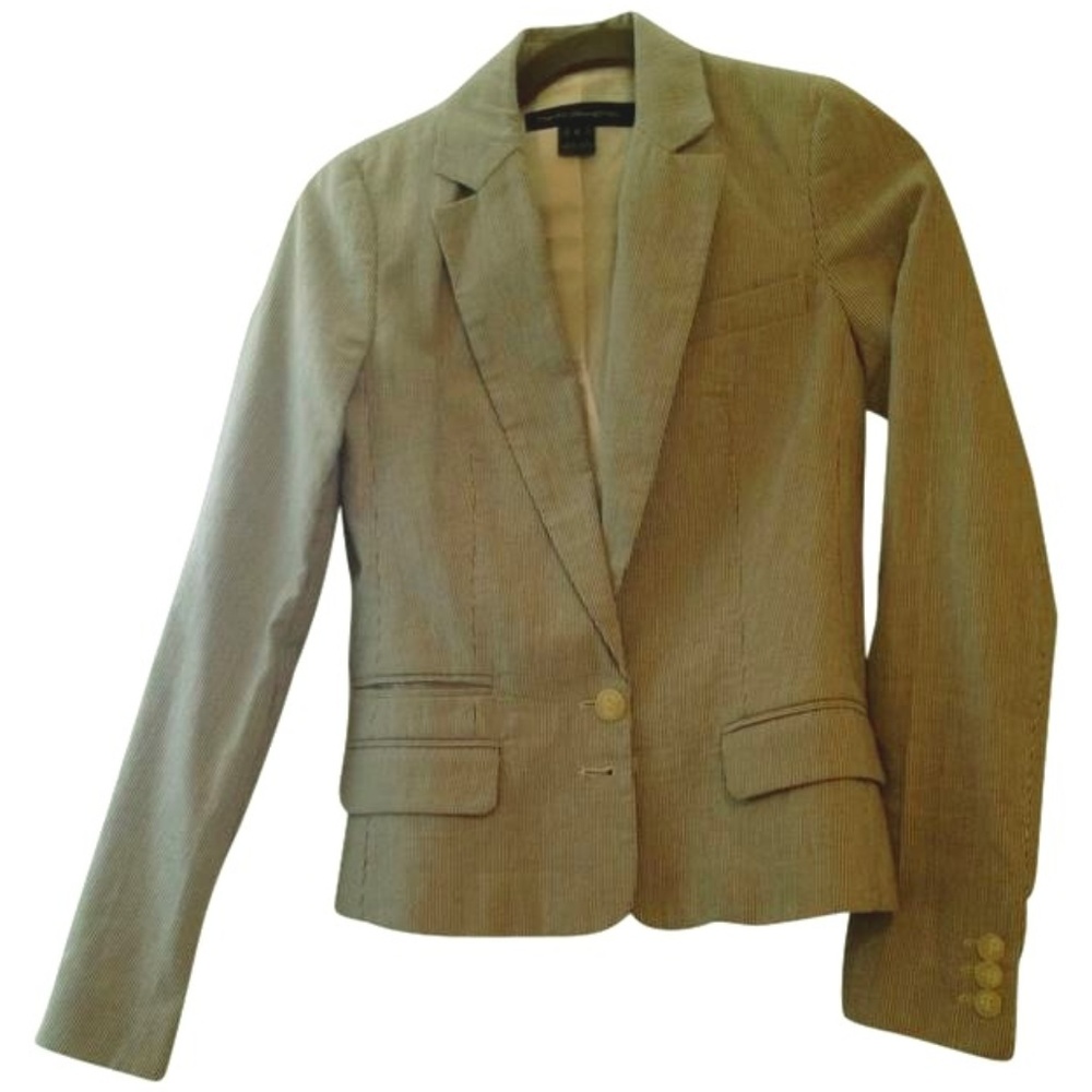 French Connection Seersucker Fitted Blazer